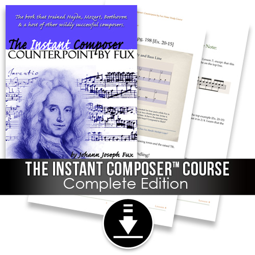  The Instant Composer: Counterpoint by Fux Home Study Course - Complete Edition. Alexander Publishing / Alexander Creative Media
