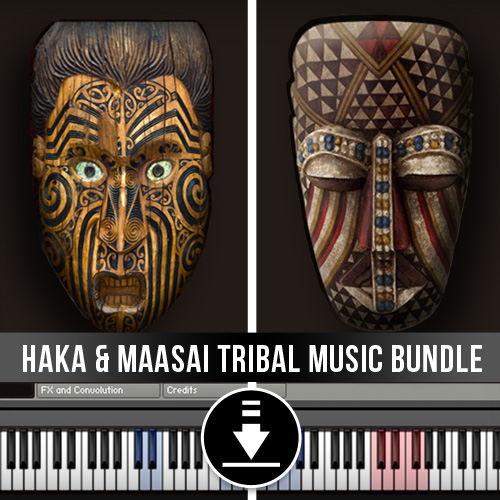  Haka and Maasai - Tribal Music Bundle - Kontakt Instruments. Russ Landau - Alexander Publishing / Alexander Creative Media