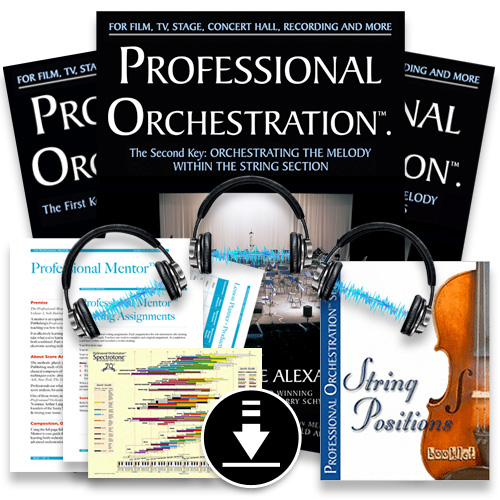  Professional Orchestration Vols 1, 2A and 2B: Everything-So-Far Home Study PDF/MP3 Bundle