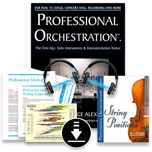  Professional Orchestration Vol 1: Master Home Study PDF/MP3 Bundle