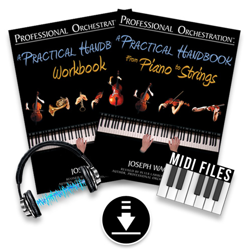  A Practical Handbook: From Piano to Strings - PDF eBook & Workbook/MIDI & Audio Bundle