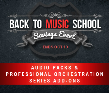 SALE! Audio Packs & Professional Orchestration Series Add-Ons