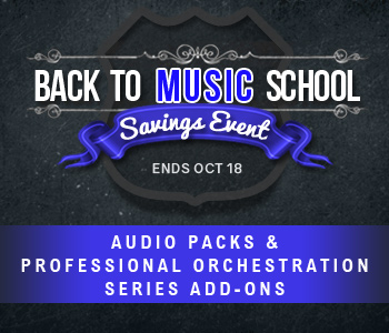 SALE! Audio Packs & Professional Orchestration Series Add-Ons