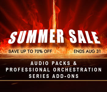SALE! Audio Packs & Professional Orchestration Series Add-Ons