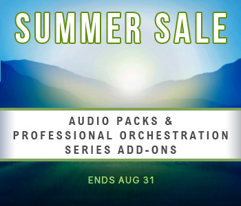 SALE! Audio Packs & Professional Orchestration Series Add-Ons