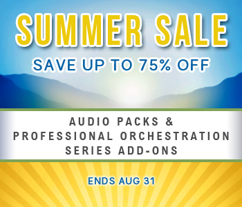 SALE! Audio Packs & Professional Orchestration Series Add-Ons