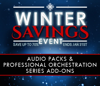SALE! Audio Packs & Professional Orchestration Series Add-Ons